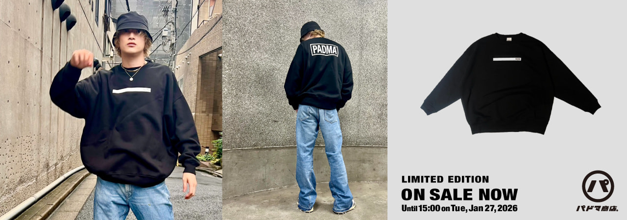 パドマ商店® SWEAT- CREW NECK https://padma1.base.shop/